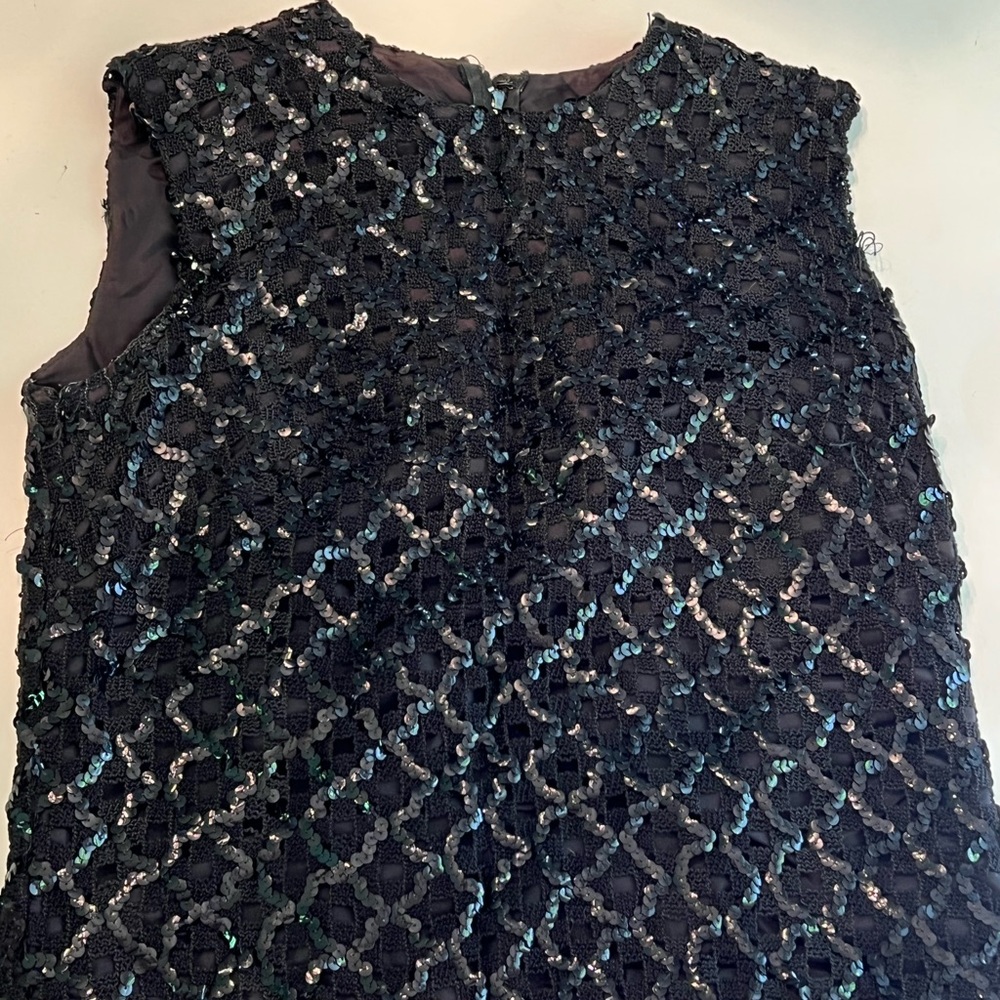 Vintage Sequined Sleeveless Top- Size S/M - Picture 7 of 7